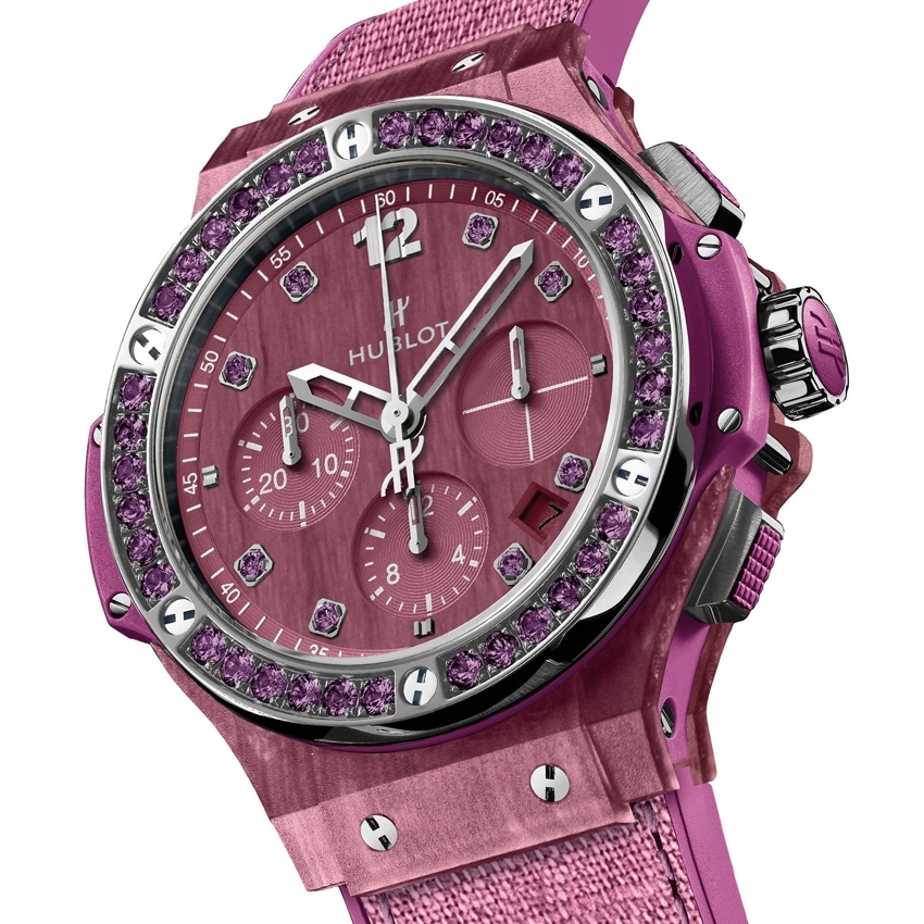HUBLOT Big Bang Tutti Frutti Linen watch pink