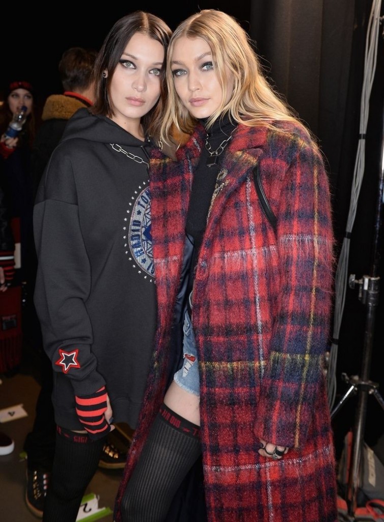 Hadid family Tommy Hilfiger fashion show during London Fashion Week SpringSummer 2018