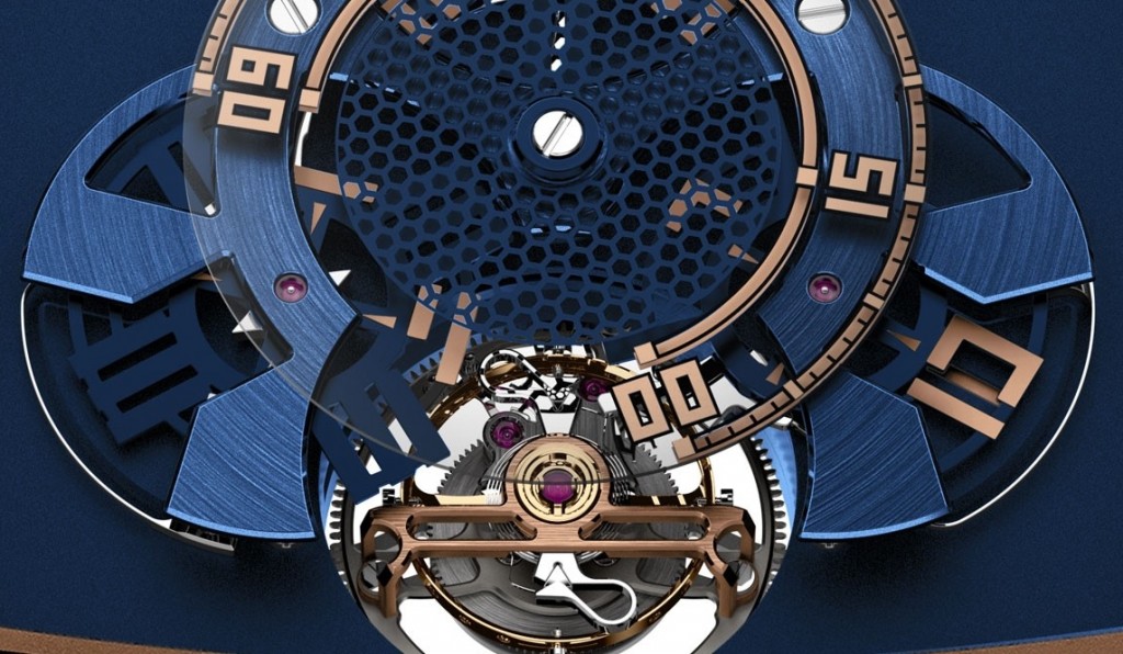 Hautlence HL Vagabonde Tourbillon watch - SIHH 2019-closeup 2