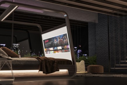 This smart bed brings together entertainment, home automation, HD projector and sleep monitoring