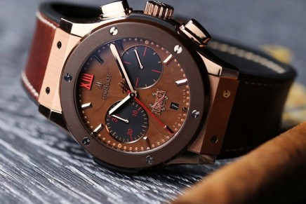 Hublot Classic Fusion “Forbidden X” with real tobacco leaves in their dial