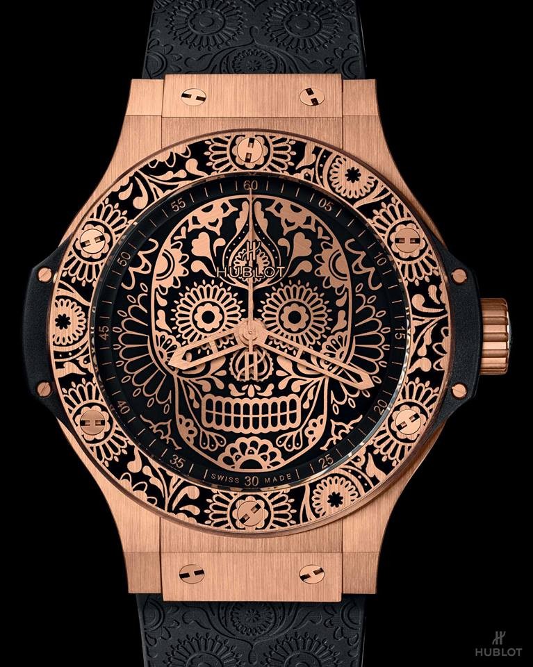 Hublot is paying tribute to one of the most popular holidays in Mexico El Dia de los Muertos