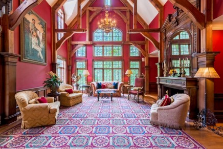 This impressive home in Marietta, Georgia is very much outfitted for “today’s king and queen”
