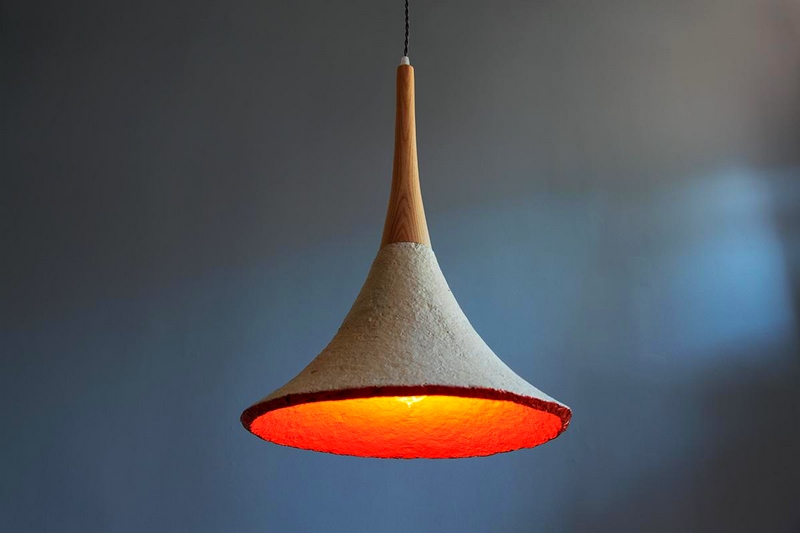 Incorporate a Luxury Setting at Home with Eco-Friendly Lighting-The Mushlume Trumpet Pendant Light
