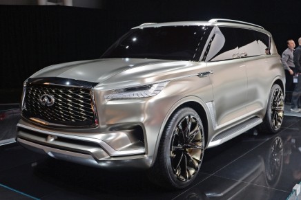 Infiniti new QX80 Monograph mega-SUV