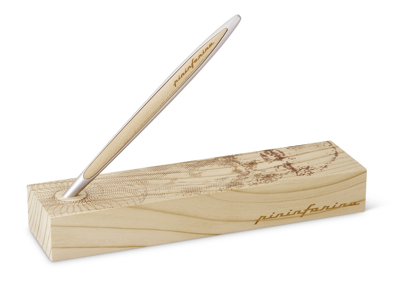 Inkless writing instrument Pininfarina Cambiano Leonardo Drawing, that reconstructs the famous Self-portrait of the Genius