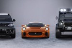 Jaguar C-X75, Range Rover Sport SVR and Land Rover Defender Big Foot to feature in new James Bond movie