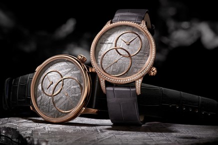 Jaquet Droz celebrates 280 years of watchmaking audacity with dials made of meteorite