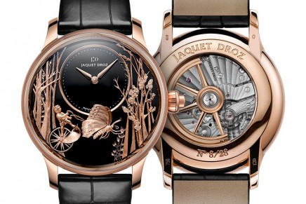 Connoisseurs will succumb to the fluttering wings of the Jaquet Droz Loving Butterfly Automaton