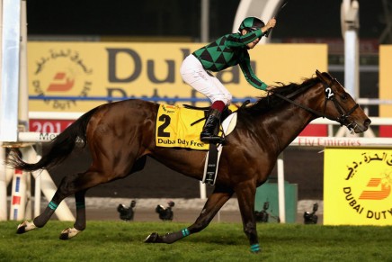 Japan’s Just A Way has been rated the best horse in the world for 2014