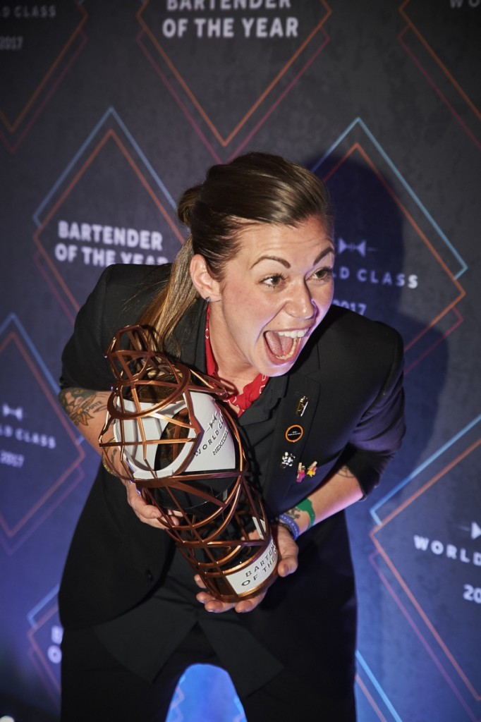 Kaitlyn Stewart has been crowned the world's best bartender of 2017