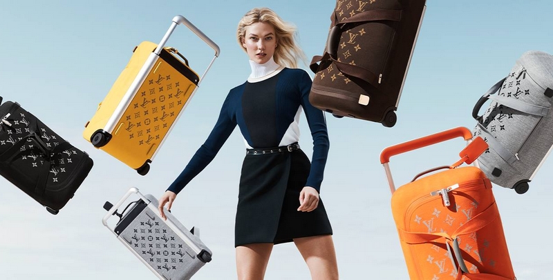 KarlieKloss Louis Vuitton Suitcase