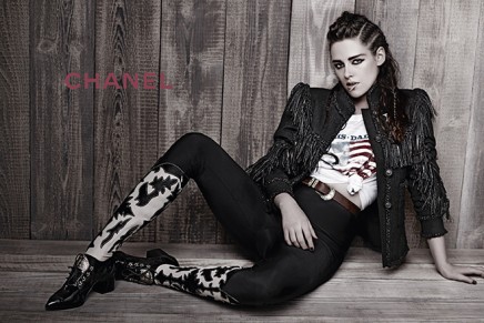 This suits me because it is very American. Kristen Stewart for Chanel’s Metiers d’Art