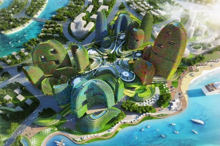 This spectacular design for a green Forest City mimics the forest’s ecosystem