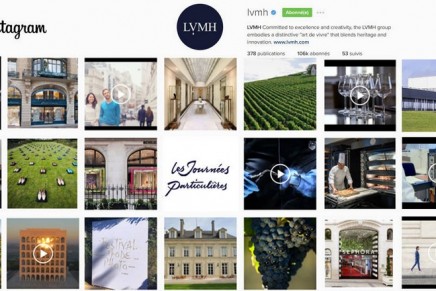 LVMH’s Les Journées Particulières 2016 has a strong digital dimension via Instagram
