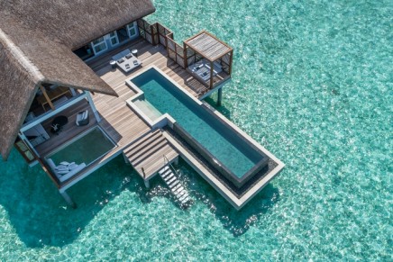 These new all-pool Water Villas make you feel as though you are swimming out into the ocean