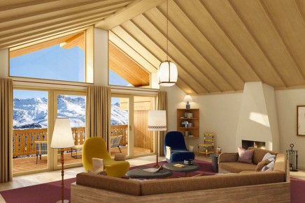ski-in ski-out: The new 5-star Le coucou interprets mountain lifestyle in a chic and casual way