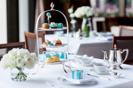 Legendary Tiffany blue inspired a Tiffany Afternoon Tea