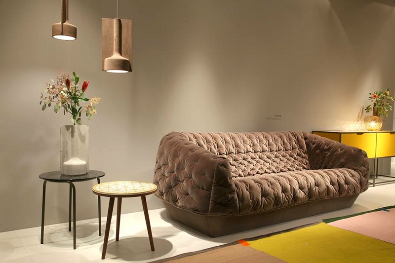 Ligne Roset’s booth from the IMM Cologne furniture fair2017