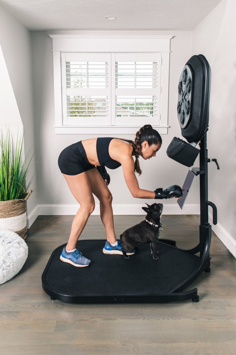 This digital boxing instructor is transforming your home into your own personal boxing gym