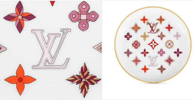 vuitton plates set