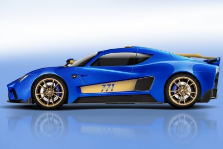 Supercar Evantra 771 by Luca Mazzanti’s Atelier debuts at 2016 Bologna Motor Show