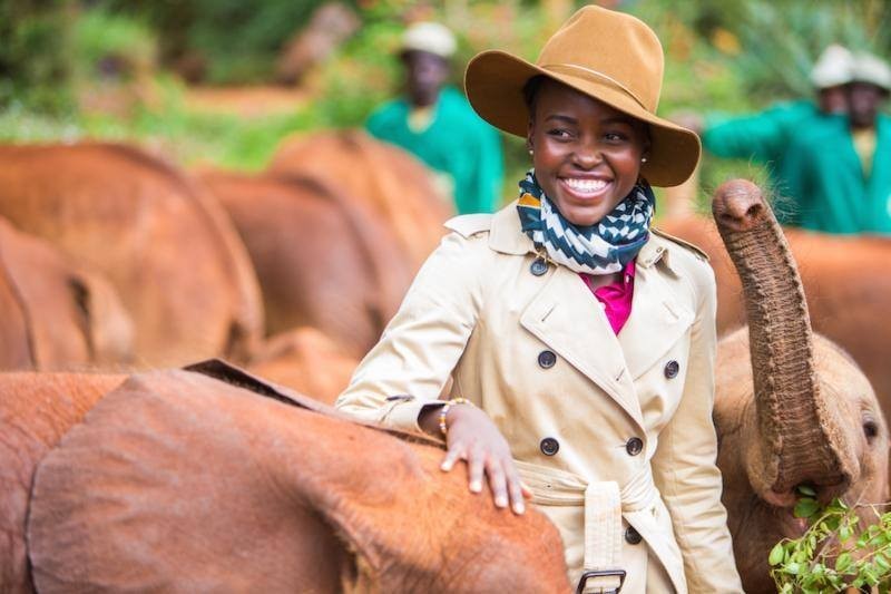 Lupita Nyongo as a WildAid Global Elephant Ambassador-