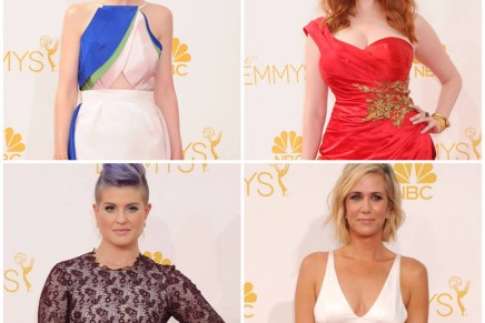 Gold jewellery regal at Emmy Awards 2014