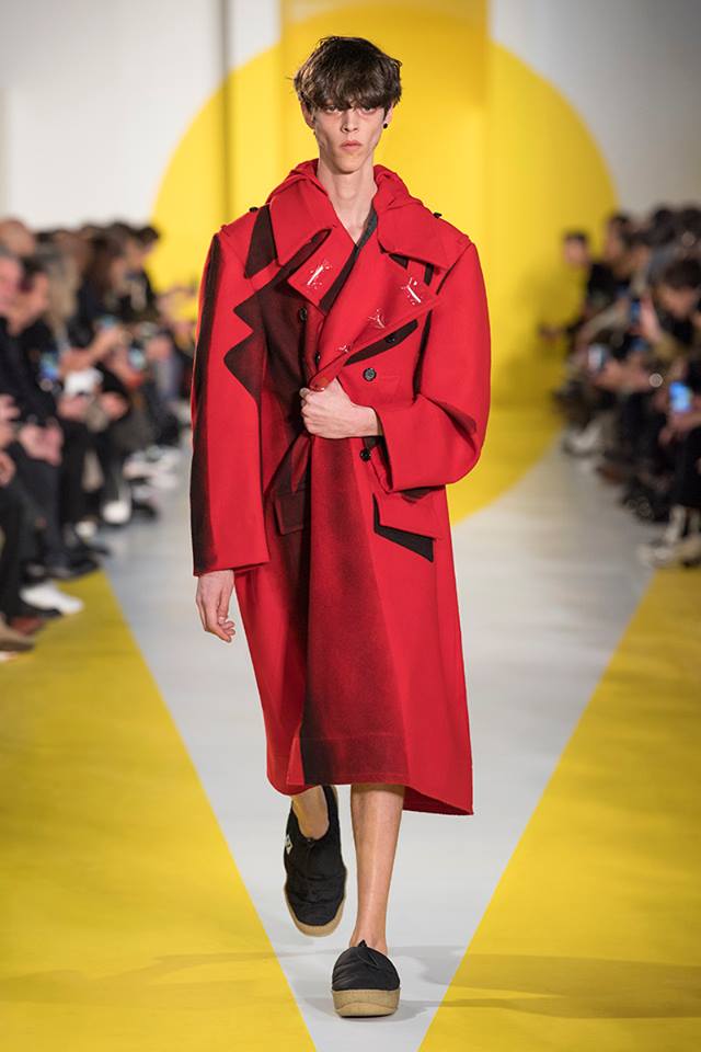 Galliano's first couture menswear show for Margiela