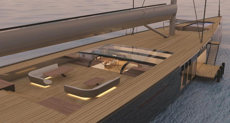 Malcolm McKeon Yacht Design 78m mega sloop