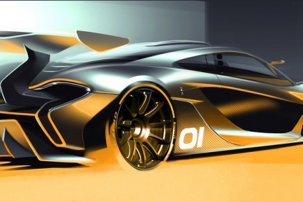 McLaren P1 GTR design concept