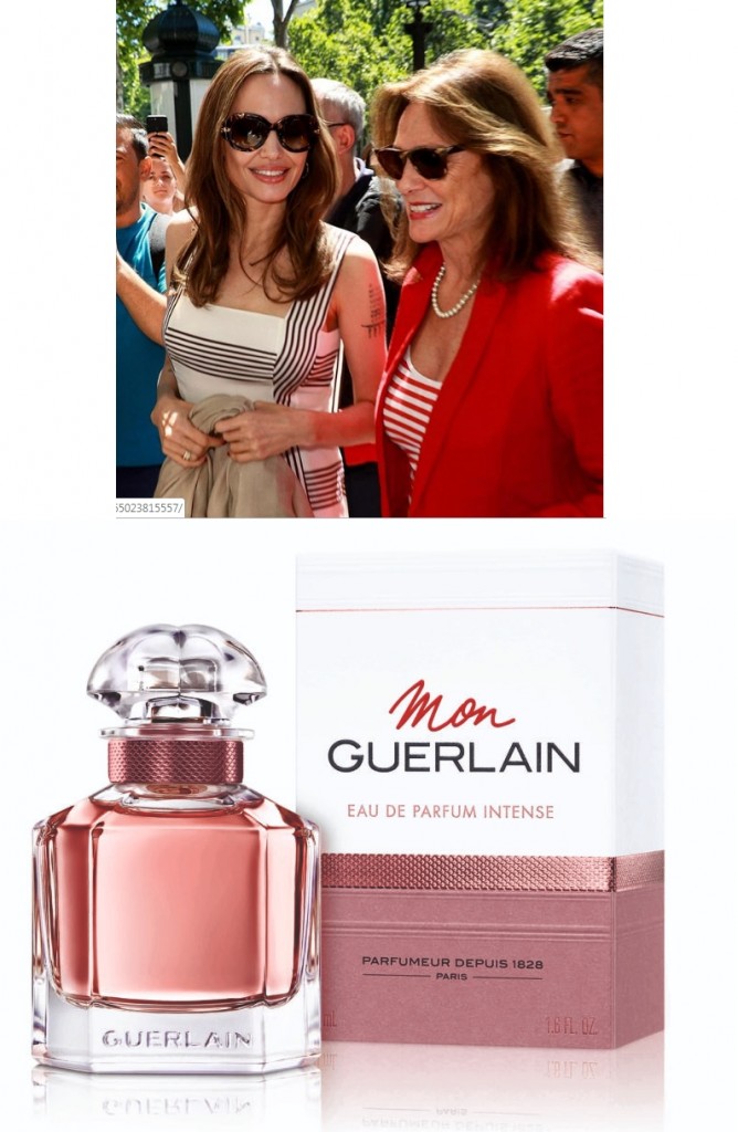 Mon Guerlain Eau de Parfum Intense perfume launch with Angelina Jolie in Paris - July 2019-02