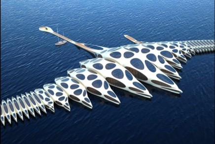 Part luxury hotel. Part cruise ship. Morphotel changes shape to surf the ocean.