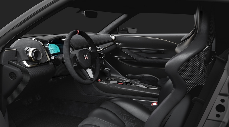Nissan GT-R50 prototype vehicle-interior