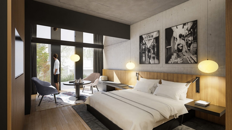Nobu Hotel Warsaw renderings-rooms