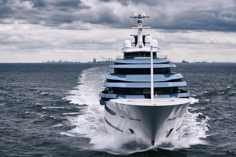 Oceanco 110m 361ft JUBILEE represents a number of firsts in yachting-