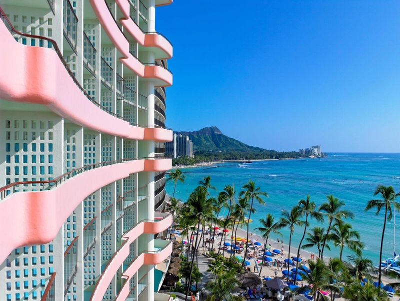 Oceanfront views are best enjoyed at the The Royal Hawaiian, a Luxury Collection Resort.