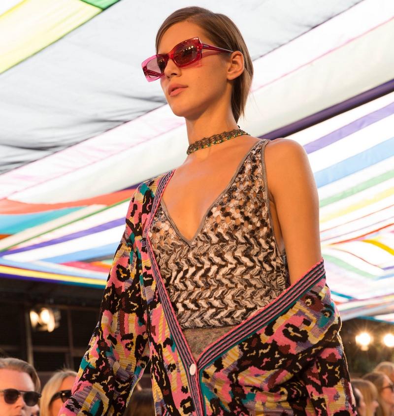One of the women's looks from Missoni Summer 2018