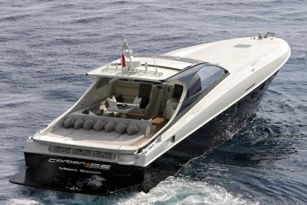 The Otam Millenium Carbon 55′ open style cruiser