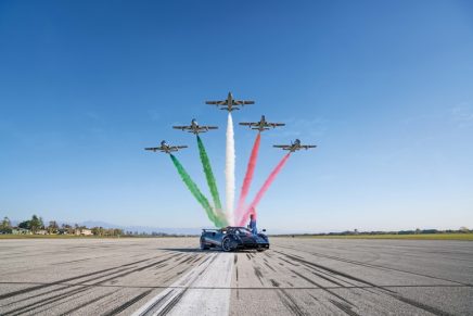 Pagani’s € 5,500,000 tribute to the 60 years of the Frecce Tricolori, the world’s largest aerobatics patrol