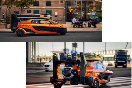 The Pal-V Liberty flying car has been approved for road usage and can now be spotted on the European roads