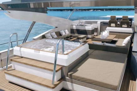 The Pearl 95 is marking its debut into the superyacht market