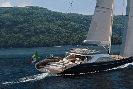 The latest innovation from Perini Navi… the new 47m with an unprecedented experience at the helm