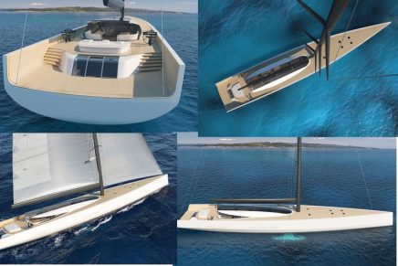 Philippe Briand’s revolutionary SY200 is a sailing yacht discharging zero emissions