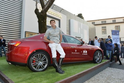 Polo-Duvet La Martina for Maserati echoes the iconic polo shirt