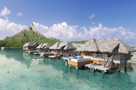 These new luxurious overwater villas with private infinity pools offer a new way to enjoy Bora Bora