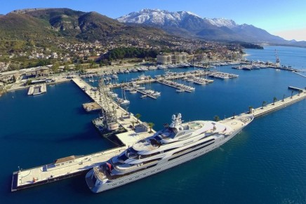 Montenegro’s Tivat luxury marina opened the Largest Superyacht Berth in the World