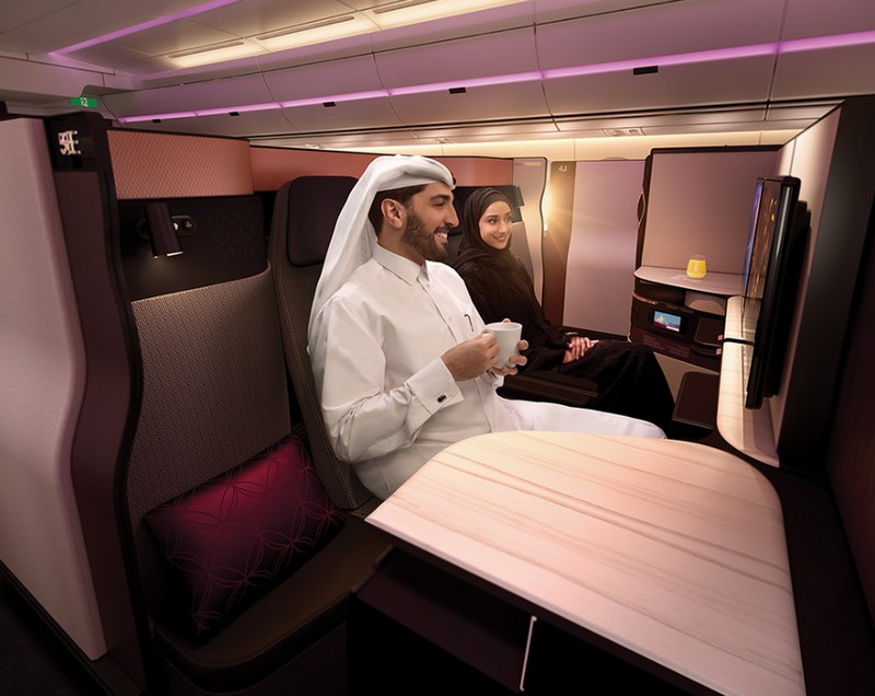 Qatar Airways is introducing Qsuite First in Business - the launch event at ITB Berlin 2017 -