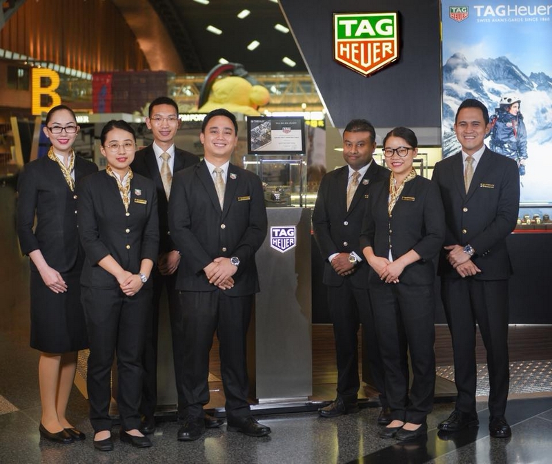 Qatar Duty Free’s TAG Heuer Boutique at Hamad International Airport-