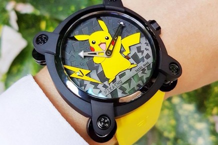 Pikachu, the hubby rodent Pokémon, is honored with its own Romain Jerome watch